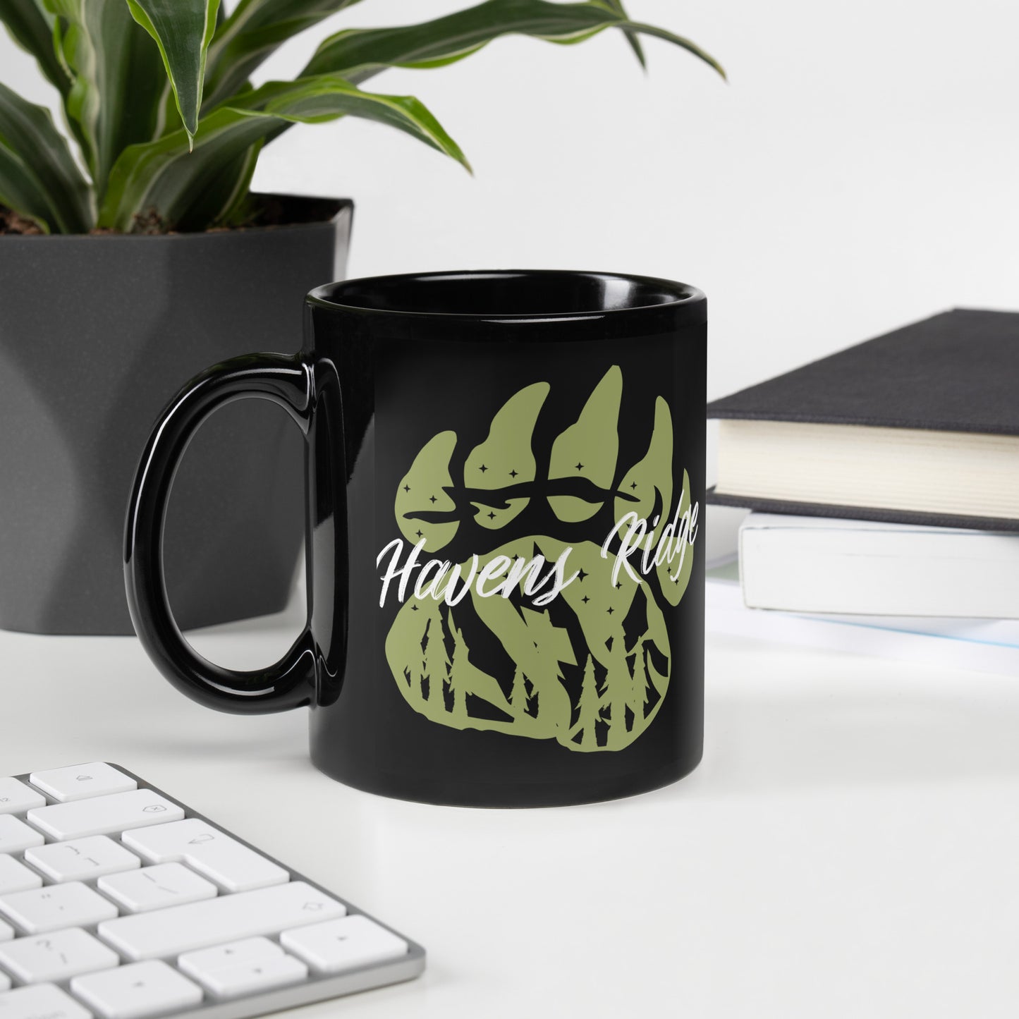 Black Glossy Mug